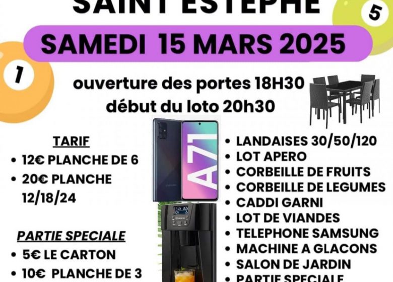 Loto 2025 de l’Entraide des Cœurs Médocains