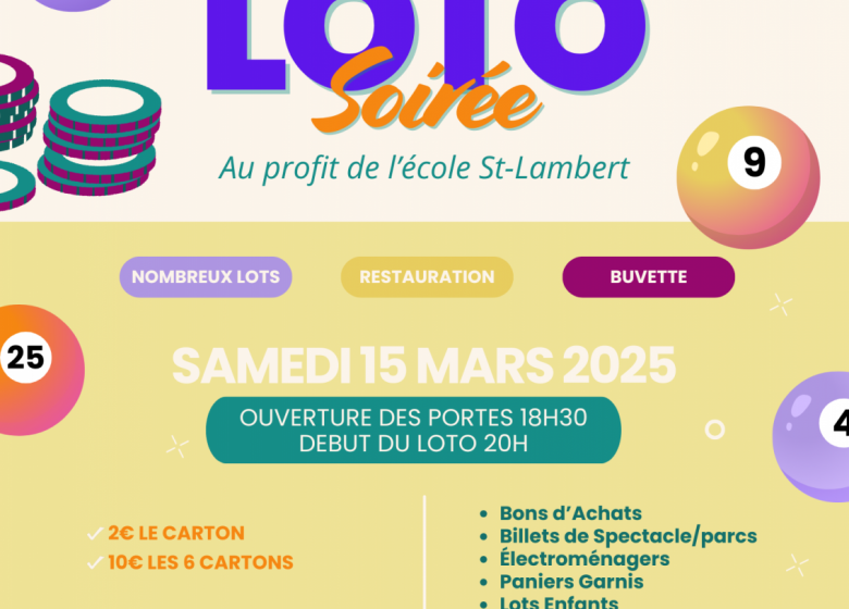 Loto de l’école St-Lambert