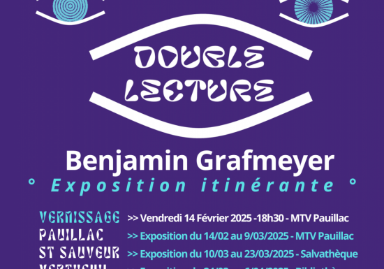 Exposition itinérante de Benjamin Grafmeyer « Double Lecture »