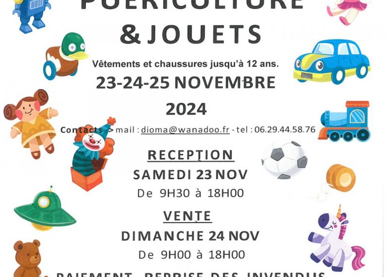 Bourse, jouets et puériculture