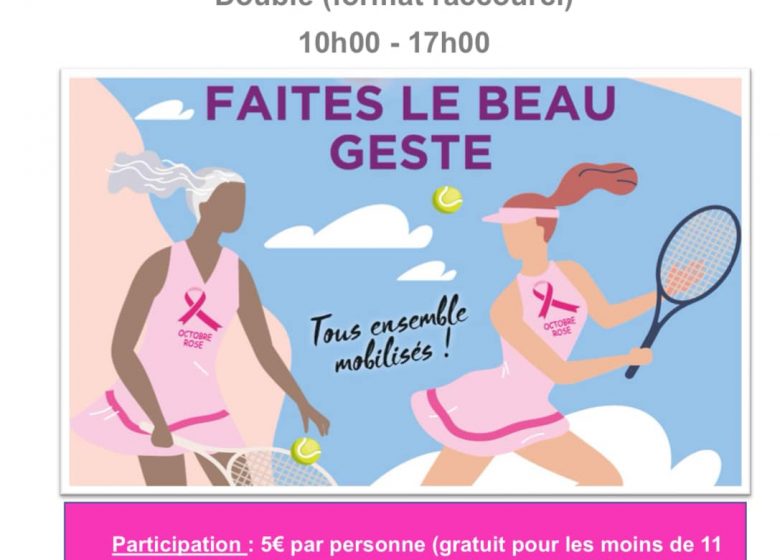 Octobre Rose 2024 : tournoi de tennis à Pauillac