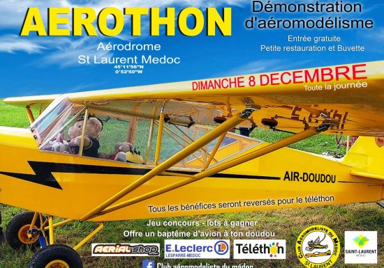 Aérothon : baptême de l’air pour les Doudous