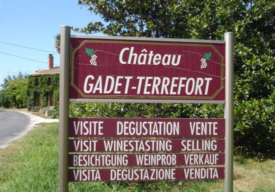 Portes ouvertes des crus artisans : Château Gadet Terrefort